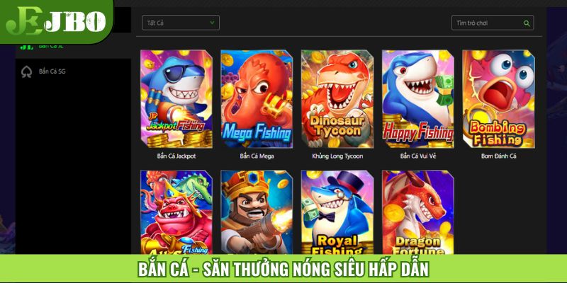 Bắn cá - Săn thưởng nóng siêu hấp dẫn