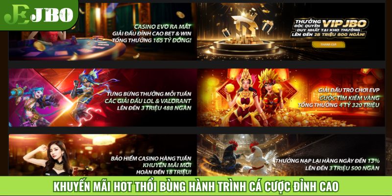 Khuyến mãi HOT thổi bùng hành trình cá cược đỉnh cao