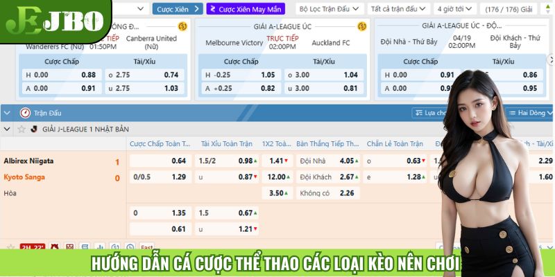 Các loại kèo nên chơi cá cược thể thao