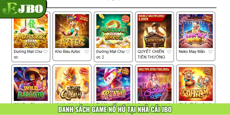 Danh sách game nổ hũ mỗi ngày đáng trải nghiệm