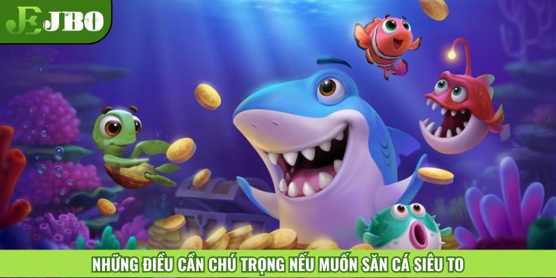 Những điều cần chú trọng nếu muốn săn cá siêu to